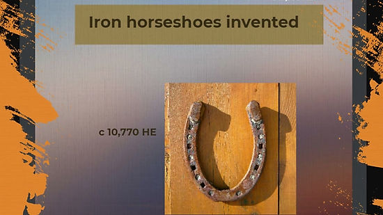 Horse Power in Human History using Emiliani's Holocene Era Calendar Reform Idea